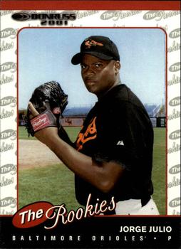 2001 Donruss The Rookies #R34 Jorge Julio Front