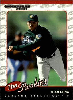 2001 Donruss The Rookies #R42 Juan Pena Front