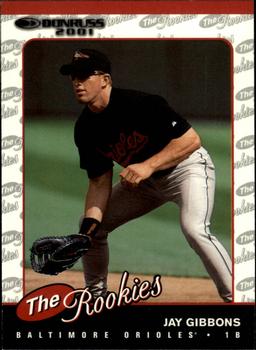 2001 Donruss The Rookies #R49 Jay Gibbons Front