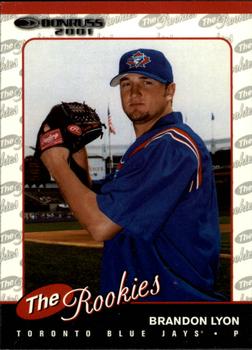 2001 Donruss The Rookies #R61 Brandon Lyon Front