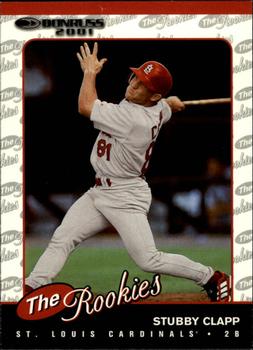 2001 Donruss The Rookies #R62 Stubby Clapp Front