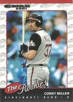 2001 Donruss The Rookies #R94 Corky Miller Front