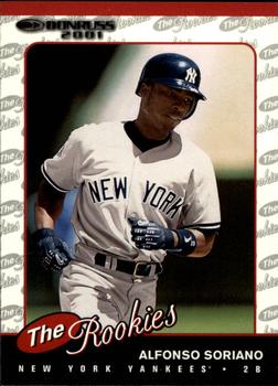 2001 Donruss The Rookies #R100 Alfonso Soriano Front