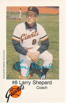 1979 San Francisco Giants Police #NNO Larry Shepard Front