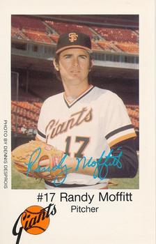 1979 San Francisco Giants Police #NNO Randy Moffitt Front