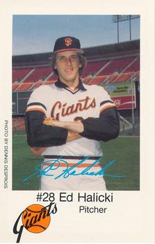 1979 San Francisco Giants Police #NNO Ed Halicki Front