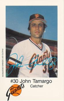 1979 San Francisco Giants Police #NNO John Tamargo Front
