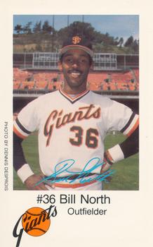 1979 San Francisco Giants Police #NNO Bill North Front