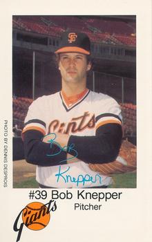 1979 San Francisco Giants Police #NNO Bob Knepper Front