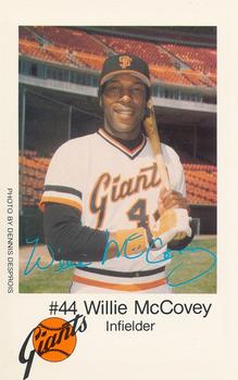 1979 San Francisco Giants Police #NNO Willie McCovey Front