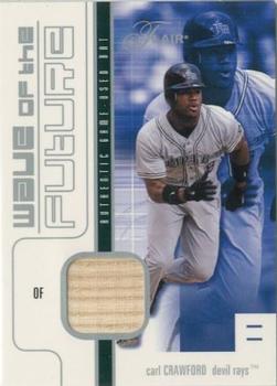 2003 Flair - Wave of the Future Memorabilia #WOF-CC Carl Crawford Front