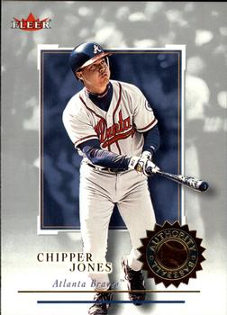 2001 Fleer Authority #36 Chipper Jones Front