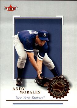 2001 Fleer Authority #106 Andy Morales Front