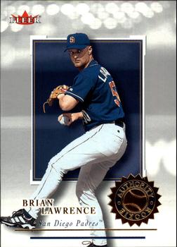 2001 Fleer Authority #144 Brian Lawrence Front