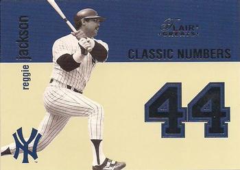 2003 Flair Greats - Classic Numbers #4CN Reggie Jackson Front