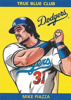 1997 Los Angeles Dodgers True Blue Club Rookie of the Year #2 Mike Piazza Front