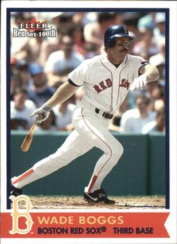 2001 Fleer Boston Red Sox 100th Anniversary #26 Wade Boggs Front