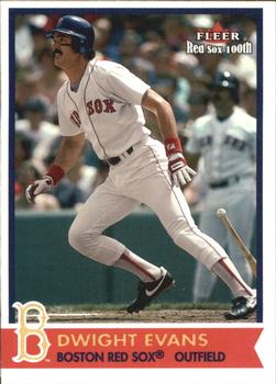 2001 Fleer Boston Red Sox 100th Anniversary #54 Dwight Evans Front