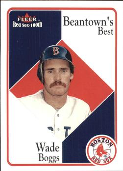 2001 Fleer Boston Red Sox 100th Anniversary #81 Wade Boggs Front