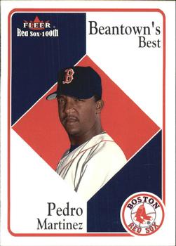 2001 Fleer Boston Red Sox 100th Anniversary #83 Pedro Martinez Front