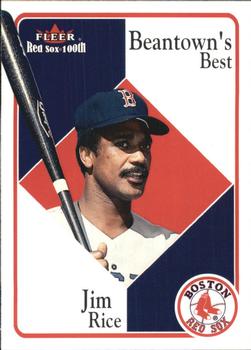 2001 Fleer Boston Red Sox 100th Anniversary #85 Jim Rice Front
