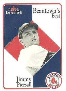 2001 Fleer Boston Red Sox 100th Anniversary #91 Jimmy Piersall Front