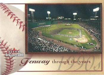 2001 Fleer Boston Red Sox 100th Anniversary #100 Fenway Park Front