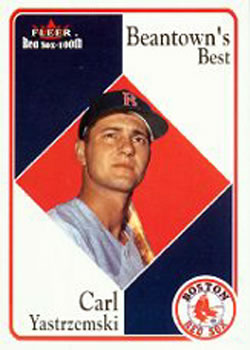 2001 Fleer Boston Red Sox 100th Anniversary #78 Carl Yastrzemski Front