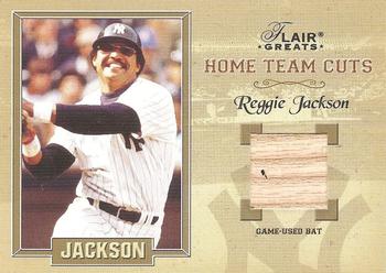 2003 Flair Greats - Home Team Cuts Game Used #NNO Reggie Jackson Front