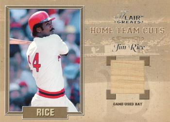 2003 Flair Greats - Home Team Cuts Game Used #NNO Jim Rice Front