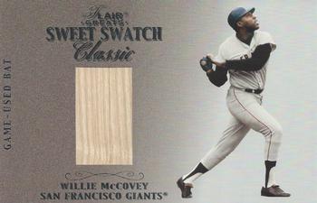 2003 Flair Greats - Sweet Swatch Classic Bat #NNO Willie McCovey Front