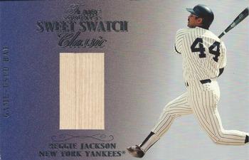 2003 Flair Greats - Sweet Swatch Classic Bat #NNO Reggie Jackson Front