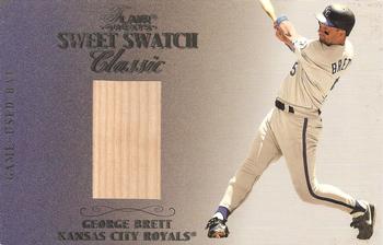 2003 Flair Greats - Sweet Swatch Classic Bat #NNO George Brett Front