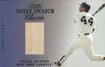 2003 Flair Greats - Sweet Swatch Classic Bat #NNO Reggie Jackson Front