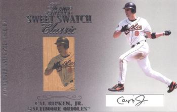 2003 Flair Greats - Sweet Swatch Classic Bat Image Autographs #NNO Cal Ripken, Jr. Front
