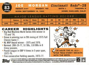 2017 Topps Archives #83 Joe Morgan Back