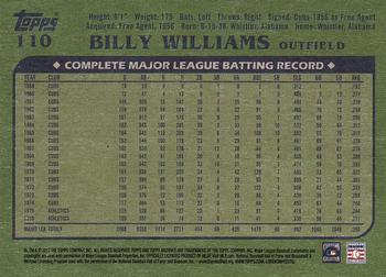 2017 Topps Archives #110 Billy Williams Back