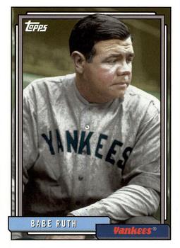 2017 Topps Archives #225 Babe Ruth Front