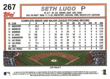 2017 Topps Archives #267 Seth Lugo Back