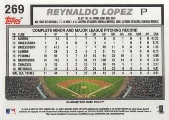 2017 Topps Archives #269 Reynaldo Lopez Back