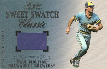 2003 Flair Greats - Sweet Swatch Classic Jersey #NNO Paul Molitor Front