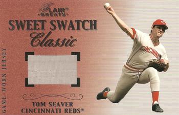 2003 Flair Greats - Sweet Swatch Classic Jersey #NNO Tom Seaver Front