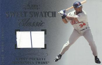 2003 Flair Greats - Sweet Swatch Classic Jersey #NNO Kirby Puckett Front