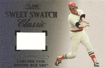 2003 Flair Greats - Sweet Swatch Classic Jersey #NNO Carlton Fisk Front