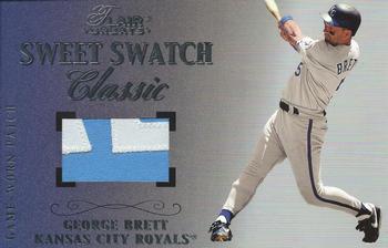 2003 Flair Greats - Sweet Swatch Classic Patch #NNO George Brett Front