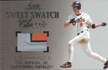 2003 Flair Greats - Sweet Swatch Classic Patch #NNO Cal Ripken, Jr. Front