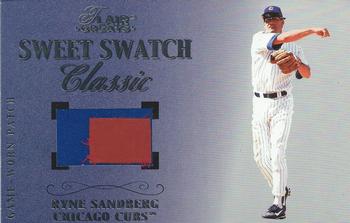 2003 Flair Greats - Sweet Swatch Classic Patch #NNO Ryne Sandberg Front