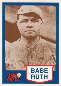1991 Line Drive Babe Ruth #2 Babe Ruth Front