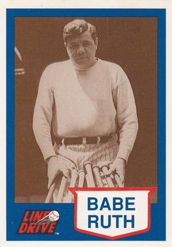 1991 Line Drive Babe Ruth #4 Babe Ruth Front