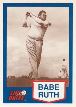 1991 Line Drive Babe Ruth #5 Babe Ruth Front